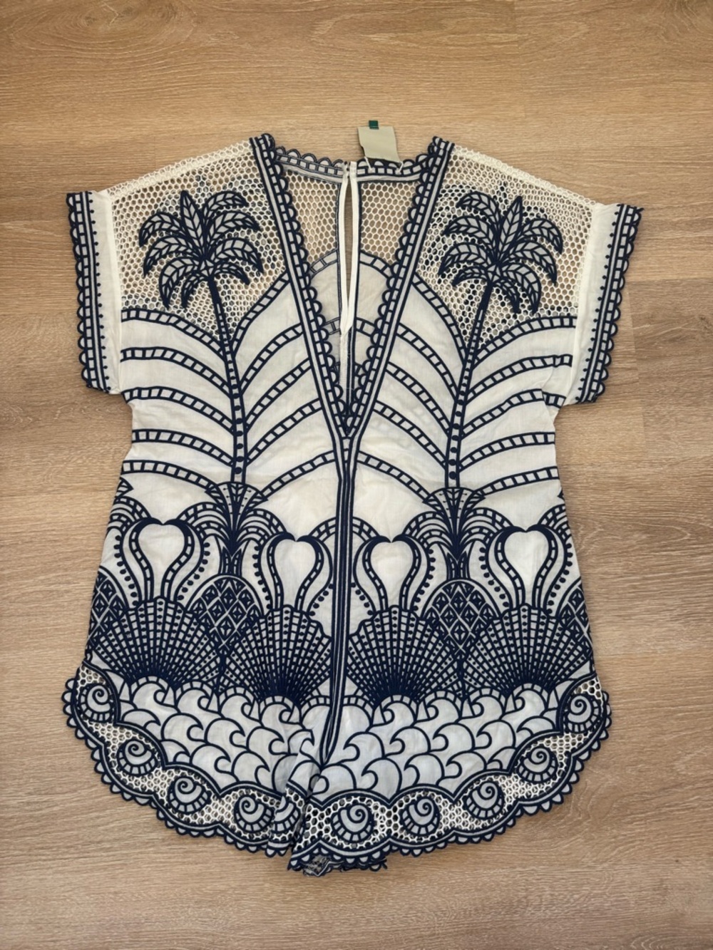 Farm Rio Richelieu Crochet Romper Size S
